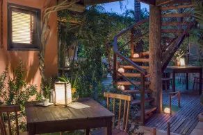 Casa na Praia - Vue de la chambre