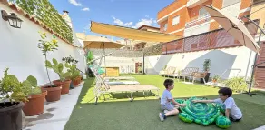Apartamentos Oncemolinos con desayuno - Ausblick vom Zimmer