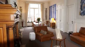 Abri du Passant - Coin salon dans le hall