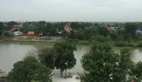 Toh Buk Seng Ayutthaya Hotel - Ausblick vom Zimmer