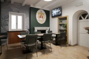 Hotel Ungheria Varese 1946 - Reception