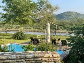 Kambaku River Lodge - Utsikt från rummet