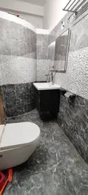 Agréable maison de vacances conviviale et familiale avec terrasse | À côté de la plage - Salle de bain