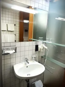 Appartamento con terrazza, giardino e sauna | Vista sulla montagna - Bagno