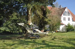 Häuser der Villa Italia - Ausblick vom Zimmer