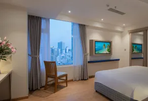 Le's Cham Hotel - Vue de la chambre