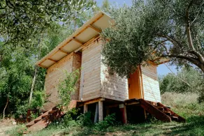 Ljubac Glamping Belltent Robinson - Shared bathroom