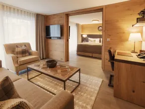 The Capra Saas-Fee - Vue de la chambre