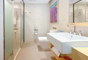 Lavande International Hotel Guangzhou Baiyun International Airport Renhe Metro Station Branch - Free Shuttle Bus to Guangzhou Baiyun International Airport - Łazienka