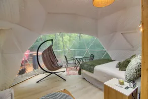 Unique Dome Home w/ Deck in Smoky Mountains - Interiør