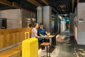 3U NAMBA MINAMI - Doyanen Hotels - Salón en el vestíbulo