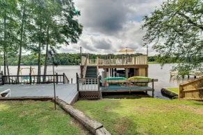 Private Dock + Fire Pit: Gantt Lake Getaway! - Interior