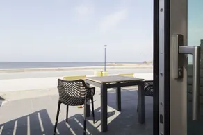 Strandhotel Vigilante - Ausblick vom Zimmer