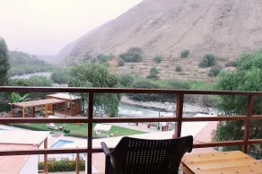 El Molino Hotel y Restaurant - Ausblick vom Zimmer