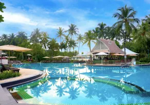 Shangri-La Rasa Sentosa, Singapore - Ausblick vom Zimmer