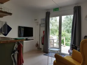 Den Sovande Älgen - Vue de la chambre