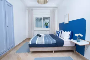 Charming 2-Bedroom Apartment with Ocean View in Carthage - Habitación