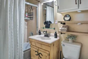 Charming Big Bear Cabin w/ Gas Grill - Badezimmer