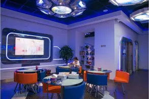 Shenzhen Dreamers Capsule Hotel - Coin salon dans le hall