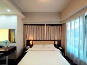 Shanghai Cosmo World Union Service Apartment - Vue de la chambre