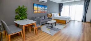 TMS Luxury Residence Quy Nhơn - Vue de la chambre
