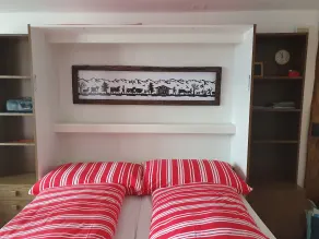 Studio for 2-4 guests with balcony and panorama view - Quarto