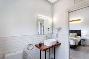 Appartement de vacances 'Casa Lomo El Aire Aceviño' avec vue sur la mer, piscine partagée et Wi-Fi - Salle de bain