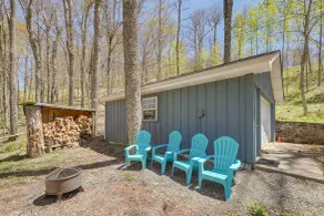 Mountaintop Mars Hill Cabin w/ Wraparound Deck! - Interiør