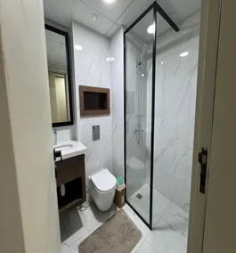 Luxury Apartment with Pool Gym & Free Parking at Equiti Gates Jebel Ali - Salle de bain