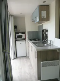 Camping Les Charmes - Privat køkken