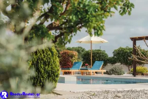 Pefki Beach Front Villa - Terrace/patio