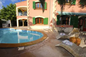Espectacular villa junto al mar en Sa Rapita - Piscina