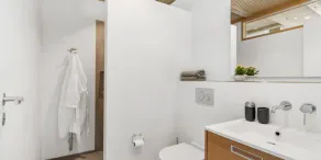 Møllegården Apartment Hotel with Yoga, Panorama-Sauna & Coworking Space - Salle de bain