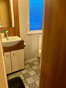 Lovely and Comfy 3-bedroom Mobile Home Retreat in Kirkcolm - Badrum