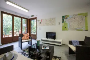 Camping de Bourges - Sittområde i lobbyn