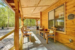 Fish & Float at Natural Springs! Log Cabin in Bell - Innenbereich