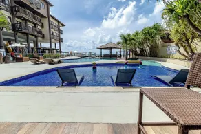 Barra Bali Vista Mar, Pé na Areia, Lazer de Resort | Destino BSM 213 - Piscina