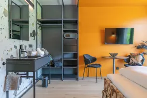 Familienfreundliche schöne Wohnung mit Sauna, Terrasse und Whirlpool | Gartenblick | Hunde erlaubt - Zimmer