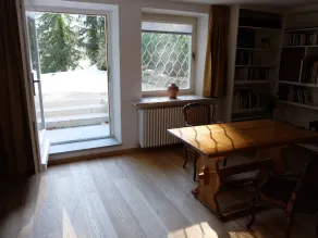 Camera privata con giardino, terrazza e griglia | Vista sulla montagna - Camera