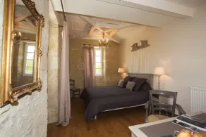 Maison d'hôtes de Charme Les Bruhasses - Værelse