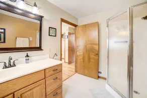 Waterfront Evart House on Chippewa Lake Channel - Interior