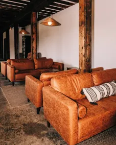 Off Map Glamping - Lobby sitting area