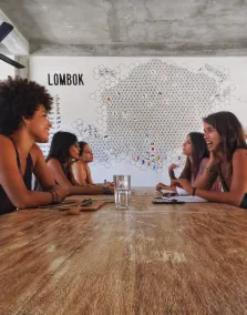 Kaniu Lombok Hostel - Restaurant