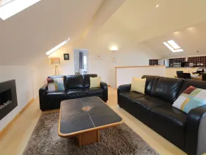 Cholwell Barn Apartment - Sala de estar