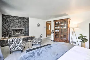 Boho-Chic Home w/ Game Room Near Lake Gregory! - Interior