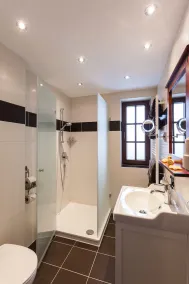 Vitusfort Urlaub im Allgäu - Ferienwohnungen & Themenzimmer in Hopfen am See - Bathroom