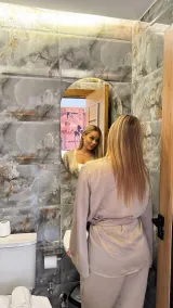 moonlight pyramids view - Baño