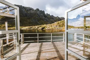 Lofoten Apartments - Udsigt fra værelset