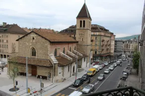 Hotel de Geneve Sàrl - Ausblick vom Zimmer