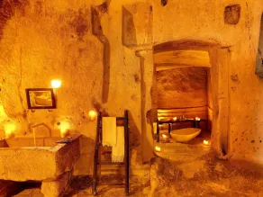 Sextantio Le Grotte Della Civita - Bathroom